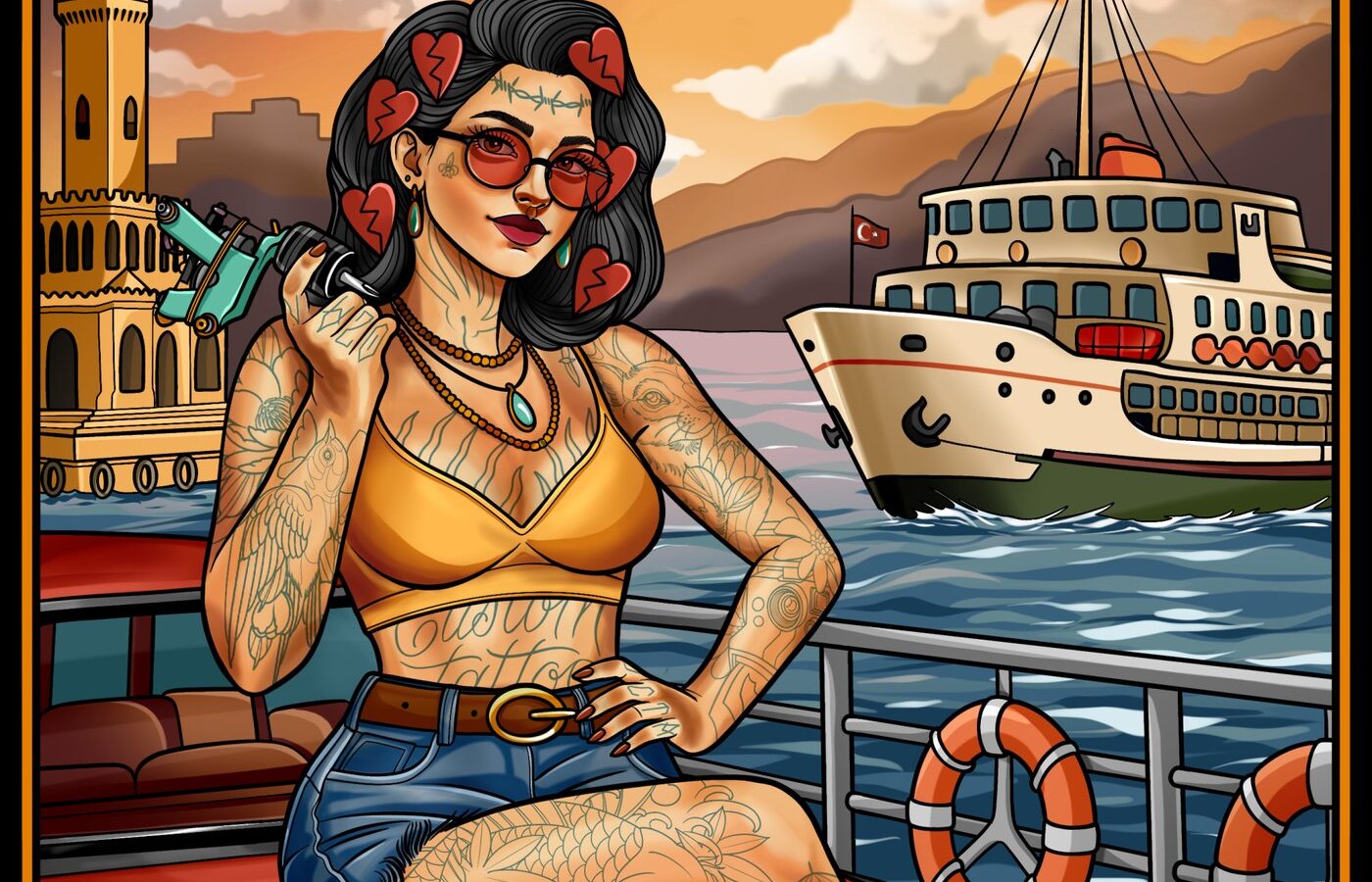 İzmir Tattoo Fest 2026 resmi afişi, 16-18 Ekim 2026 Fuar İzmir