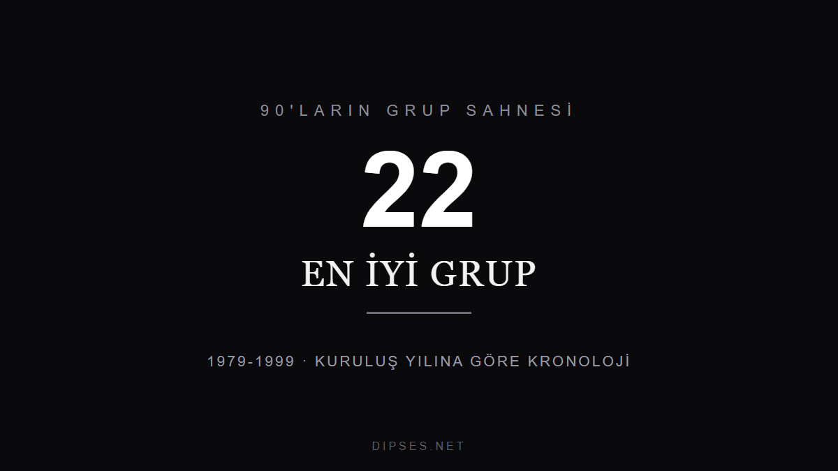 90'ların en iyi Türk rock grupları - kronolojik rehber kapak görseli