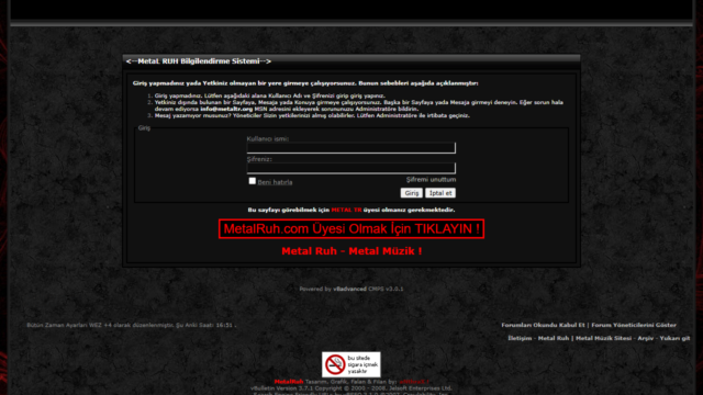 🕷️ Arşiv Kazısı #5 - metalTR: underground webzine’den Metal Ruh’a